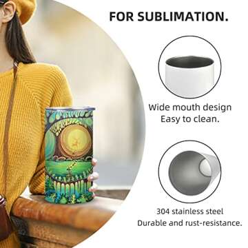 XccMe 12 oz Skinny Sublimation Blanks for Personalized Gifts