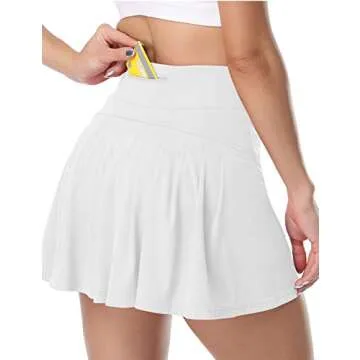 Athletic Women’s Tennis Skirt with Pockets and Comfort