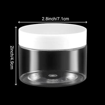 ZOENHOU 46 Clear Slime Containers - Versatile & Leakproof