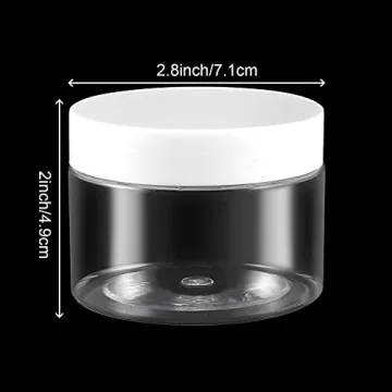 ZOENHOU 46 Clear Slime Containers - Versatile & Leakproof