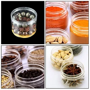 ZOENHOU 46 Clear Slime Containers - Versatile & Leakproof