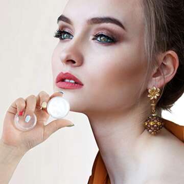 ZEJIA Small Travel Cosmetic Containers for Easy Organization