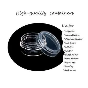 ZEJIA Small Travel Cosmetic Containers for Easy Organization