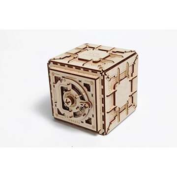 UGEARS Model Safe Kit | 3D Wooden Puzzle DIY Mechanical Safe