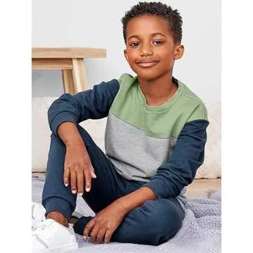 Simple Joys by Carter's Toddler Boys' 4-Piece Sweatshirt Set