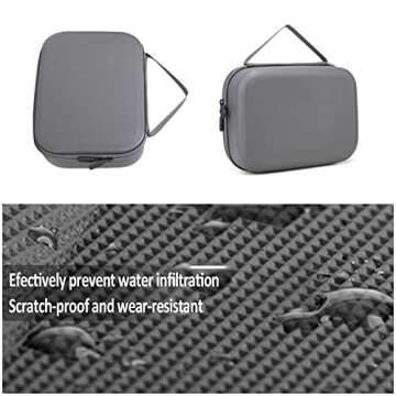Flyekist Storage Bag for DJI Mini 3/Mini 3 Pro-Mini 3 Pro Drone Case Hard Shell Travel Carrying case Compatible with DJI Mini 3/Mini 3 Pro, DJI RC/DJI RC-N1 and Accessories