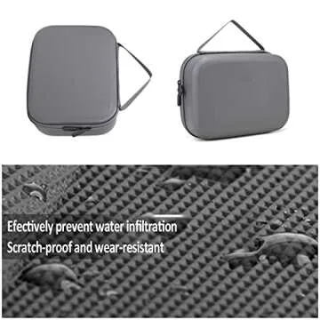 Flyekist Storage Bag for DJI Mini 3/Mini 3 Pro-Mini 3 Pro Drone Case Hard Shell Travel Carrying case Compatible with DJI Mini 3/Mini 3 Pro, DJI RC/DJI RC-N1 and Accessories