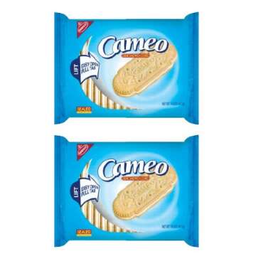 Nabisco Cameo Creme Sandwich Cookies, 14.5 Oz - Nostalgic Treat (Pack of 2)