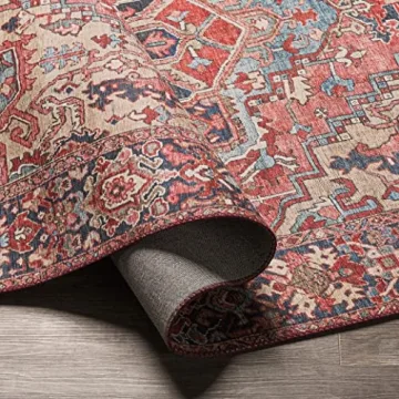 Livabliss Reeta Medallion Area Rug - Style and Durability