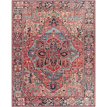 Livabliss Reeta Medallion Area Rug - Style and Durability