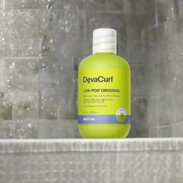 DevaCurl Low-Poo Original Mild Lather Cleanser for Rich Moisture, 12 fl. oz.