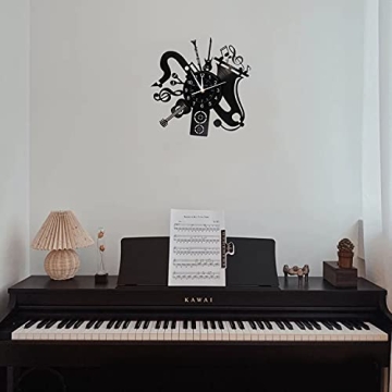 KingLive Vinyl Record Wall Clock for Music Lovers