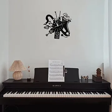 KingLive Vinyl Record Wall Clock for Music Lovers