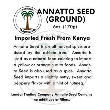 Annatto Seed Ground 6 Ounces (170 Grams)