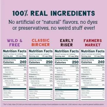 Seven Sundays Muesli Cereal Variety Pack - 4 Count, 12 Oz Bag - Certified Gluten Free Muesli - Non GMO, No Refined Sugar and Kosher