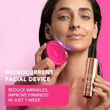 FOREO Bear 2 Advanced Lifting & Toning Microcurrent Facial Device - Anti Aging Face Sculpting Tool -...