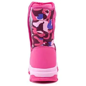 Waterproof GUBARUN Girls Snow Boots - Pink Size 5