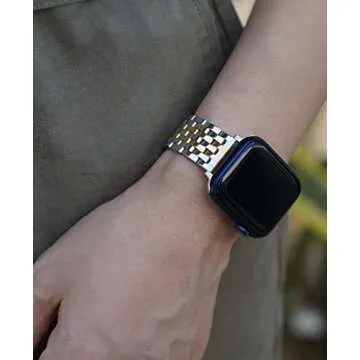Elegant Two-Tone Watch Bands for Apple Watch