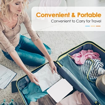 Compact Rechargeable Makeup Mirror with LED Lighting