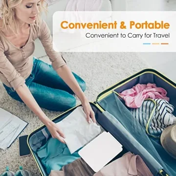 Compact Rechargeable Makeup Mirror with LED Lighting