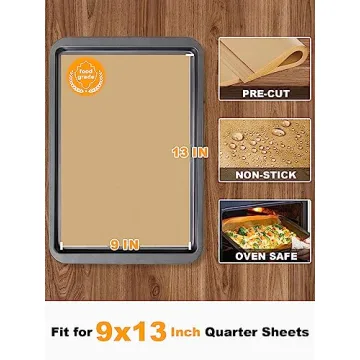 Convenient Non-Stick Baking Sheets 200 Pcs for Ease