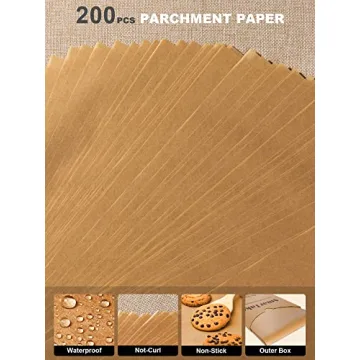 Convenient Non-Stick Baking Sheets 200 Pcs for Ease