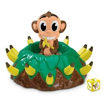 Banana Blast - Pull The Bananas Until The Monkey Jumps Game - Includes a Fun Colorful 24pc Puzzle by Goliath , Green