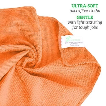 GREEN LIFESTYLE Microfiber Cleaning Cloths 24 Pack for Home