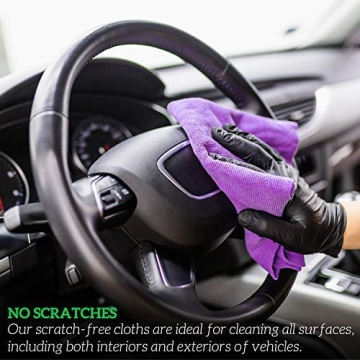 GREEN LIFESTYLE Microfiber Cleaning Cloths 24 Pack for Home