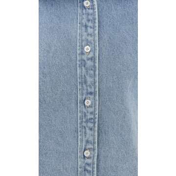 Lioness Women's Off Duty Denim Shirt, Classic Denim, Blue, S