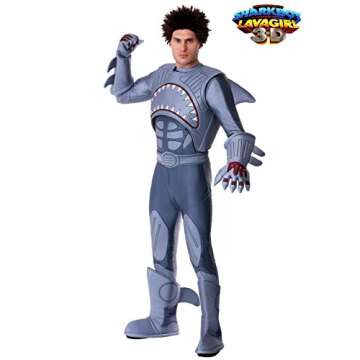 Adult Sharkboy Costume Official Sharkboy Costume for Men - L