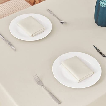 Veblandy Rectangle Tablecloth - 52x70 Inch Water Resistant