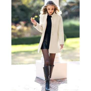 Chic Allegra K Women's Overcoat for Winter Style