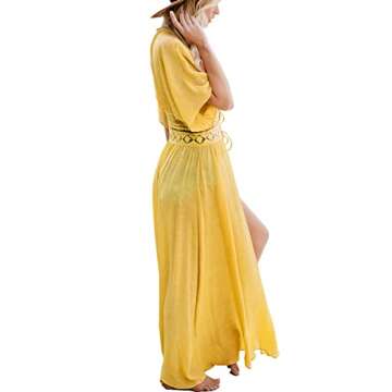 Stylish FANCYINN Gold Lace Beach Cover Up for Every Occasion