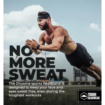 Tough Headwear Athletic Sweat Headband for Men and Women