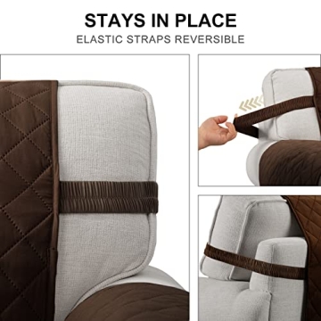 HOMERILLA Reversible Couch Covers for 3 Cushion Sofa