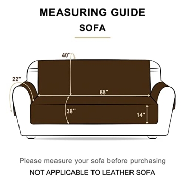 HOMERILLA Reversible Couch Covers for 3 Cushion Sofa