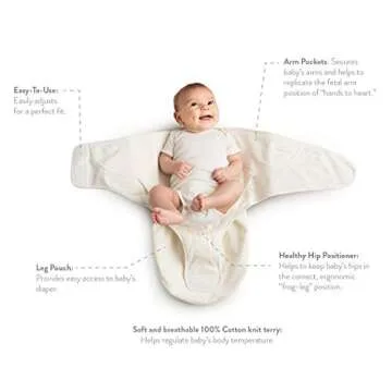 Ergobaby Swaddle Wrap for Cozy Sleep and Development