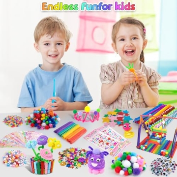 2000+ Pcs Arts and Crafts Supplies Kit for Kids