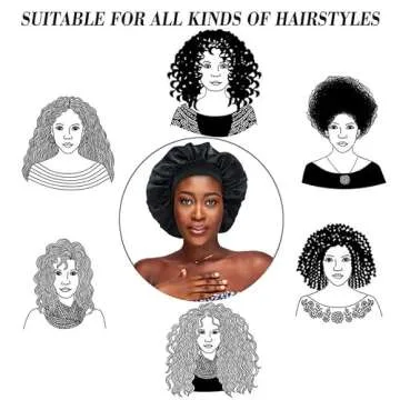 Silk Bonnet for Women - Jumbo Size Hair Protection