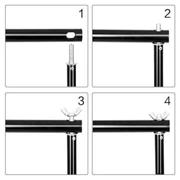 SH 2.6 X 3M Adjustable Background Stand Background Support Kit Removable with Carry Bag for Hanging Background Cloth1