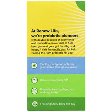 Renew Life Healthy Weight Probiotic - 60 Vegetarian Capsules