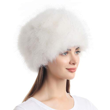 LA CARRIE Women's Faux Fur Hat for Winter - Stylish Cossack Style