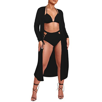 Viottiset Women's Chic High Waist Bikini Swimsuit Set