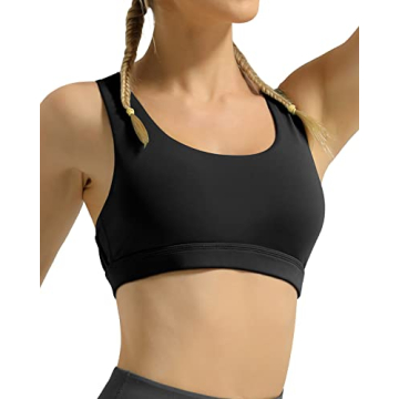 QUEENIEKE Women's Medium Support Strappy Back Sport Bra