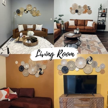 Rustic Wall Basket Decor Set for Home Style