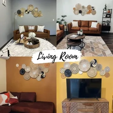 Rustic Wall Basket Decor Set for Home Style