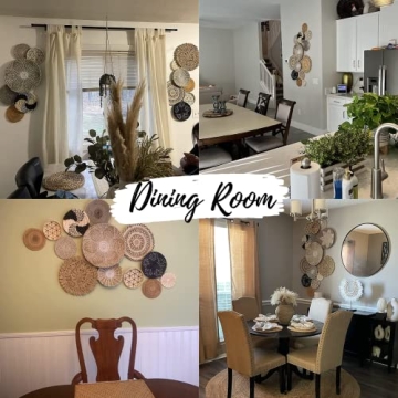 Rustic Wall Basket Decor Set for Home Style