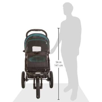 Pet Gear Zipperless Entry Stroller - Easy Fold & Comfort