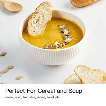 GetStar Cereal Bowls Set - Stylish & Versatile Ceramic Bowls
